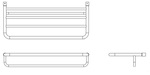 Ginger
XX43_24
24 in. Universal Hotel Shelf Frame with Towel Bar Required Accessory