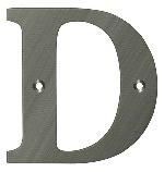 Deltana
RL4D
Traditional 4 in. Solid Brass Letter - D 