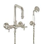 California Faucets
1406_XX_FR
Traditional Wall Mount Tub Filler w/ Lever or Cross Handles
