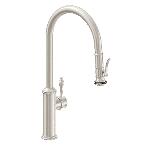 California FaucetsK10_100SQDavoli Pull-Down Kitchen Faucet High Spout w/ Squeeze Style Sprayer