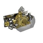 In2aqua1001-2-23/4 port pressure balance valve, without diverter