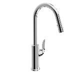 In2aqua6009-1-2Style Single-lever kitchen faucet with swivel spout and pull-down spray