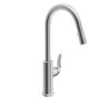 In2aqua6009-1-2Style Single-lever kitchen faucet with swivel spout and pull-down spray